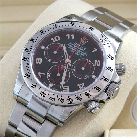 rolex daytona stahl dunkelrotes zifferblatt|rolex daytona stahl.